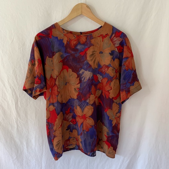 Vintage Caviar Floral Blouse - Picture 2 of 6